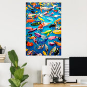 Kunstvissen Poster (Thuiskantoor)