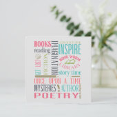 Kunstvlakke Kaart voor bibliotheek subway (Staand voorkant)