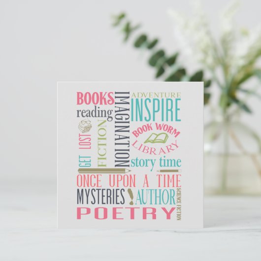 Kunstvlakke Kaart voor bibliotheek subway (Staand voorkant)