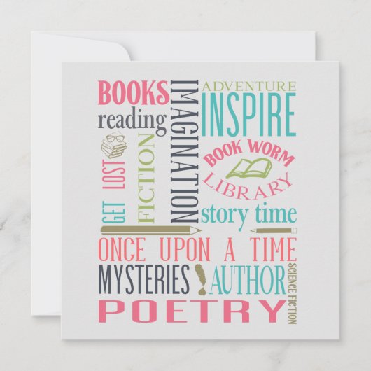 Kunstvlakke Kaart voor bibliotheek subway (Voorkant)