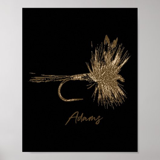 Kunstvlieg Adams Vintage  Poster (Voorkant)