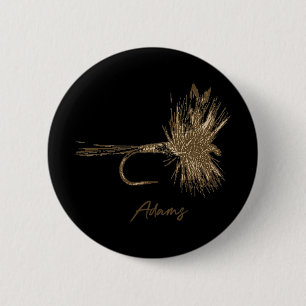 Kunstvlieg Adams Vintage Ronde Button 5,7 Cm