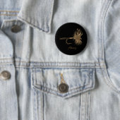 Kunstvlieg Adams Vintage  Ronde Button 5,7 Cm (In situ)