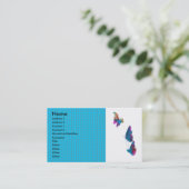 Kunstvliegen in de lucht visitekaartje (Staand voorkant)