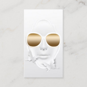 Kunstvlinder voor artistieke haarscherp visitekaartje