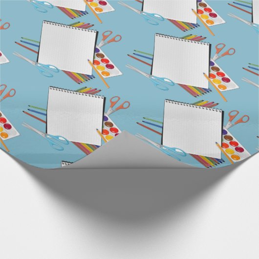 Kunstvloerbenodigdheden voor het verpakken van pap cadeaupapier (Hoek)