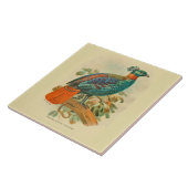 Kunstvogels Colorful Pheasant Illustratie Tegeltje (Zijkant)
