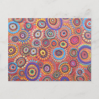 Kunstvogels op een briefkaart