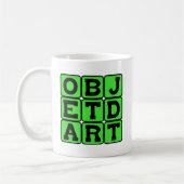 Kunstvoorwerp, Kunstobject Koffiemok (Links)