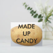 Kunstvorm briefkaart van aardappelen (Staand voorkant)