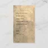 Kunstvormen en -Waterverf Afsprakenkaartje (Achterkant)