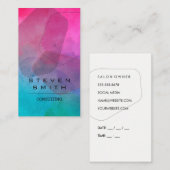 Kunstvormen en -Waterverf | Raadpleging Afsprakenkaartje (Voorkant / Achterkant)