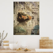  kunstvrouw die ze voor de dag van de Grote Poster (Keuken)