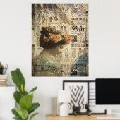  kunstvrouw die ze voor de dag van de Grote Poster (Thuiskantoor)