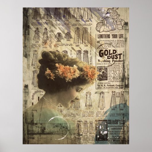  kunstvrouw die ze voor de dag van de Grote Poster (Voorkant)
