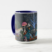 Kunstvrouwen en -Unicorns Mok (Voorkant links)