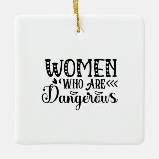 Kunstvrouwen lezen die gevaarlijk zijn keramisch ornament