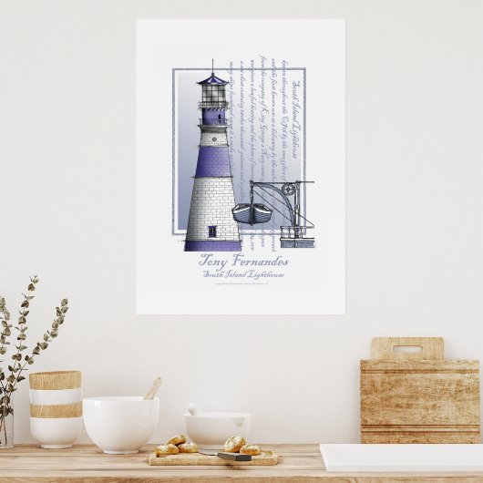 kunstvuurtoren , afdruknr . 3 , tony fernandes poster (Keuken)