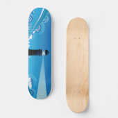 Kunstvuurtoren in het zee persoonlijk skateboard (Voorkant)