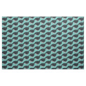 Kunstwalvis op Teal Stof (Yard (91,4 cm))