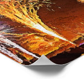 Kunstwand voor decoratie. poster (Hoek)