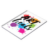 Kunstwarmte Kunsttherapistische therapie Notitieboek (Linkerzijde)