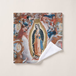 Kunstwasdoek "Maagd of Guadalupe" Washandje