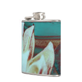 Kunstwater Lilly in Red en Blue Heupfles (Links)