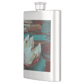 Kunstwater Lilly in Red en Blue Heupfles (Links)