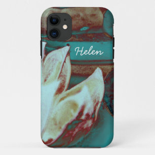 Kunstwater Lilly in Red en Blue Hoesje-Mate iPh Case-Mate iPhone Case