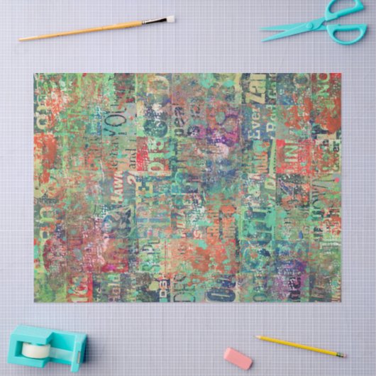 Kunstweefsel voor Collage of ontkoppelpapier Tissuepapier (Craft)