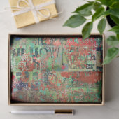 Kunstweefsel voor Collage of ontkoppelpapier Tissuepapier (Geschenk)