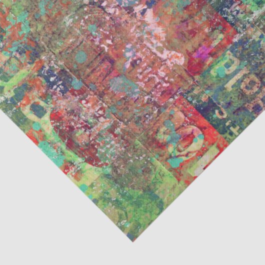 Kunstweefsel voor Collage of ontkoppelpapier Tissuepapier (Detail)