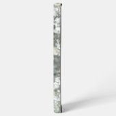 kunstweesportret van het zwarte paard samsung galaxy hoesje (Linkerkant)