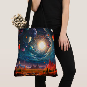 kunstwereld tote bag