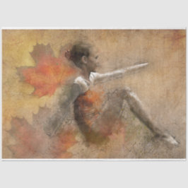 Kunstwerk 16 Meisje 20x30 losse pagina Tissuepapier