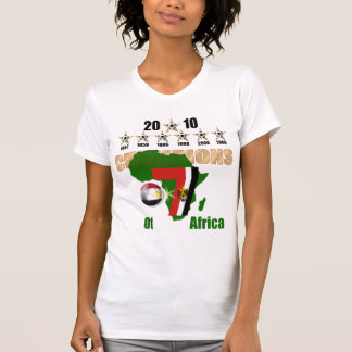 Kunstwerk 2010 Egypte Kampioenen van Afrika, vistu T-shirt