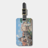 Kunstwerk Alfred Sisley - Le Pont de Moret Bagagelabel (Voorkant verticaal)