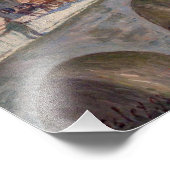 Kunstwerk Alfred Sisley - Le Pont de Moret Foto Afdruk (Hoek)