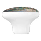Kunstwerk Alfred Sisley - Le Pont de Moret Keramische Knop (Zijkant)