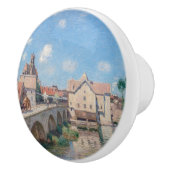 Kunstwerk Alfred Sisley - Le Pont de Moret Keramische Knop (Rechts)