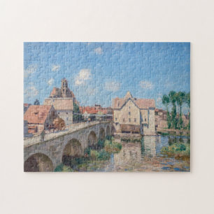 Kunstwerk Alfred Sisley - Le Pont de Moret Legpuzzel