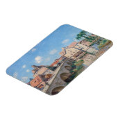 Kunstwerk Alfred Sisley - Le Pont de Moret Magneet (Linkerzijde)