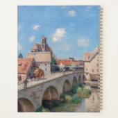 Kunstwerk Alfred Sisley - Le Pont de Moret Planner (Achterkant)