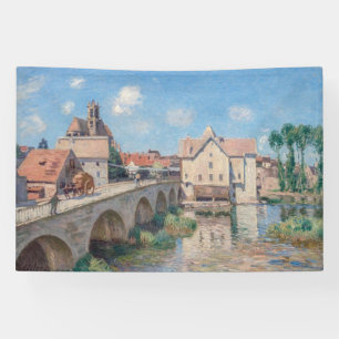 Kunstwerk Alfred Sisley - Le Pont de Moret Spandoek
