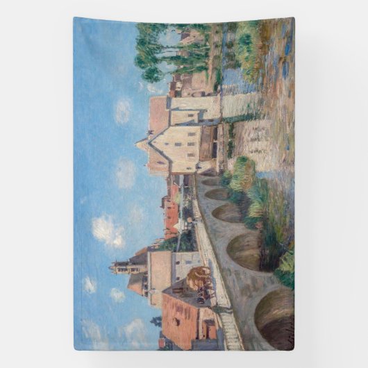 Kunstwerk Alfred Sisley - Le Pont de Moret Spandoek (Verticaal)