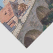 Kunstwerk Alfred Sisley - Le Pont de Moret Tissuepapier (Detail)