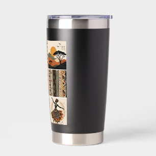 Kunstwerk bekers geïsoleerde drinkbeker