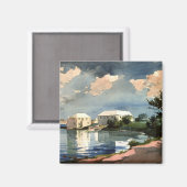 Kunstwerk Bermuda, Salt Kettle Magneet (Voorkant / Achterkant)