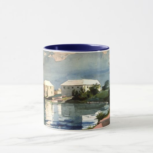 Kunstwerk Bermuda, Salt Kettle Mok (Midden)